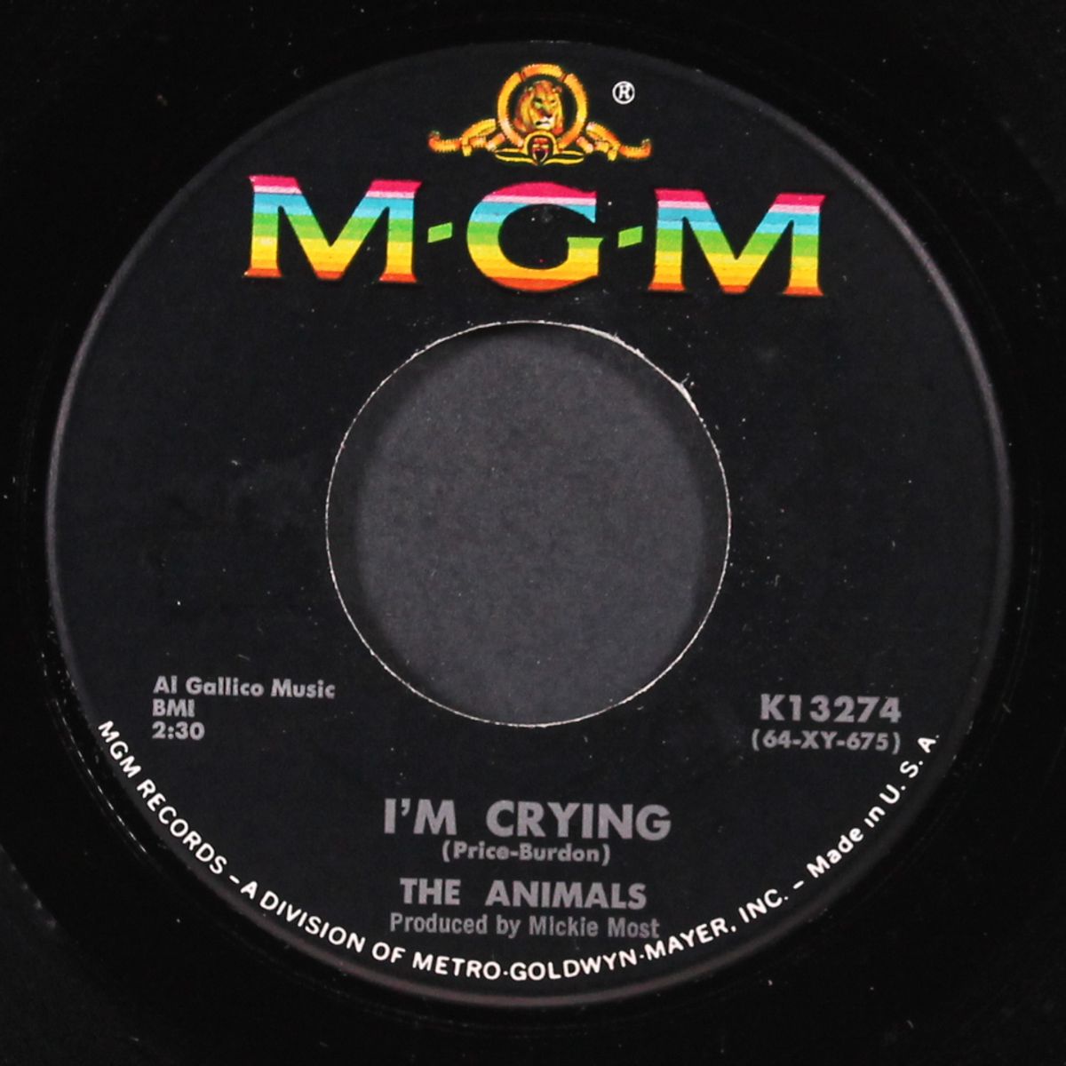 i'm crying / take it easy baby by ANIMALS