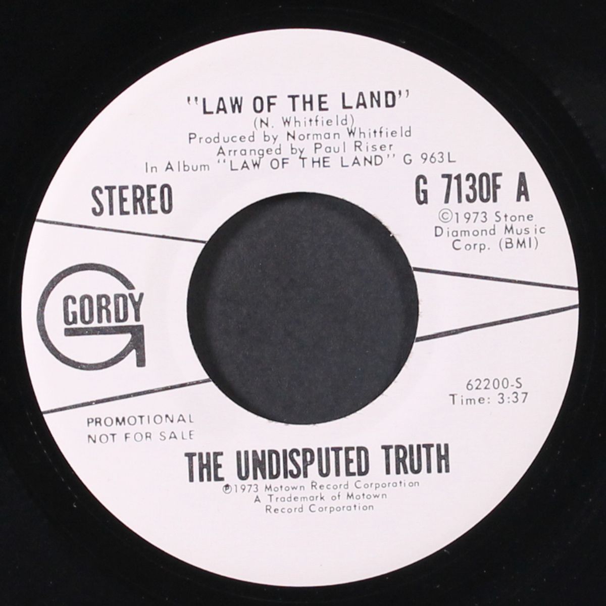 law of the land / mono by UNDISPUTED TRUTH