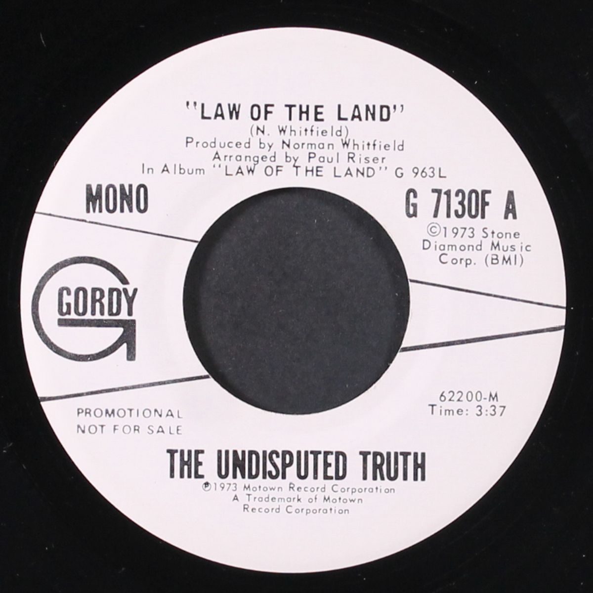 law of the land / mono by UNDISPUTED TRUTH