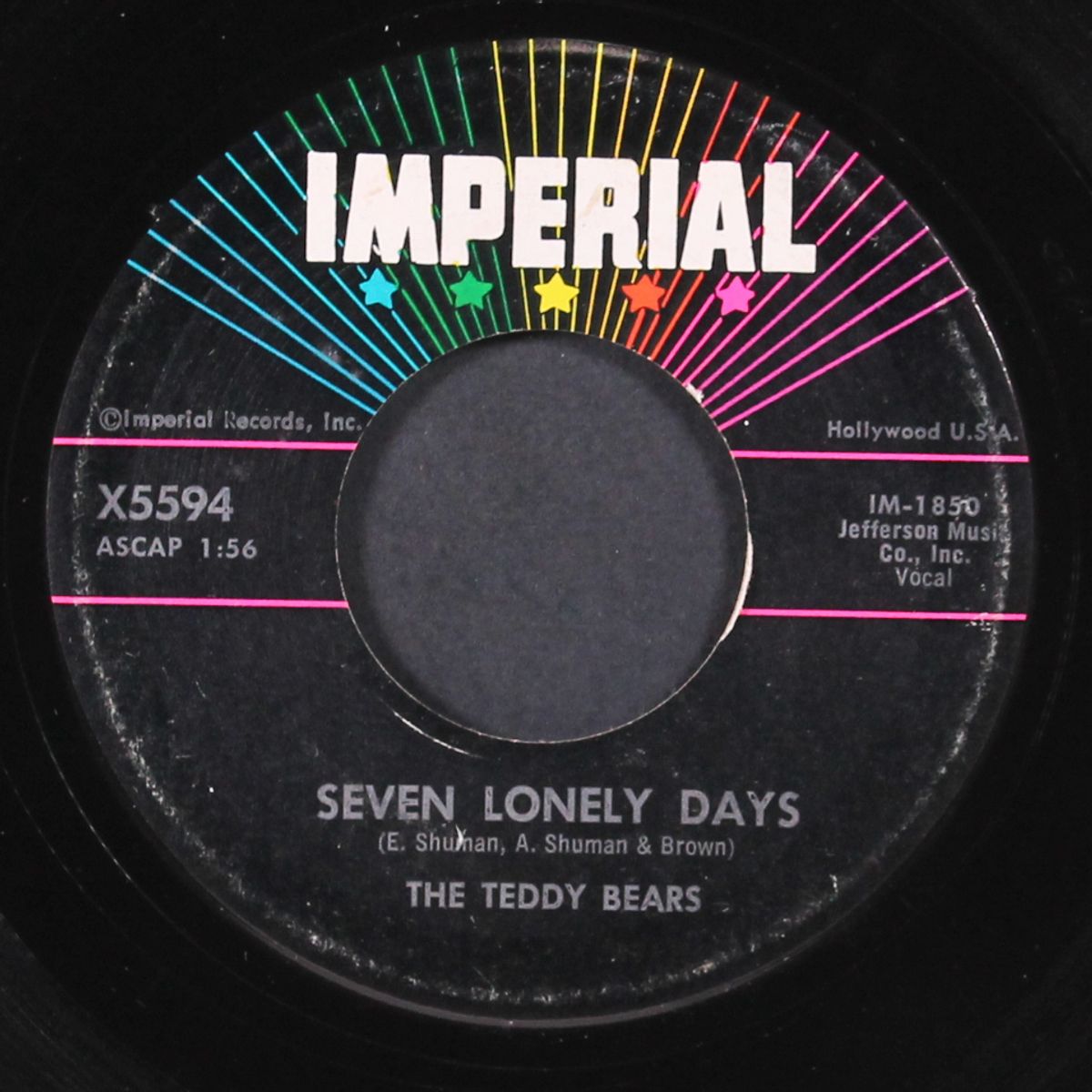don't go away / seven lonely days by TEDDY BEARS