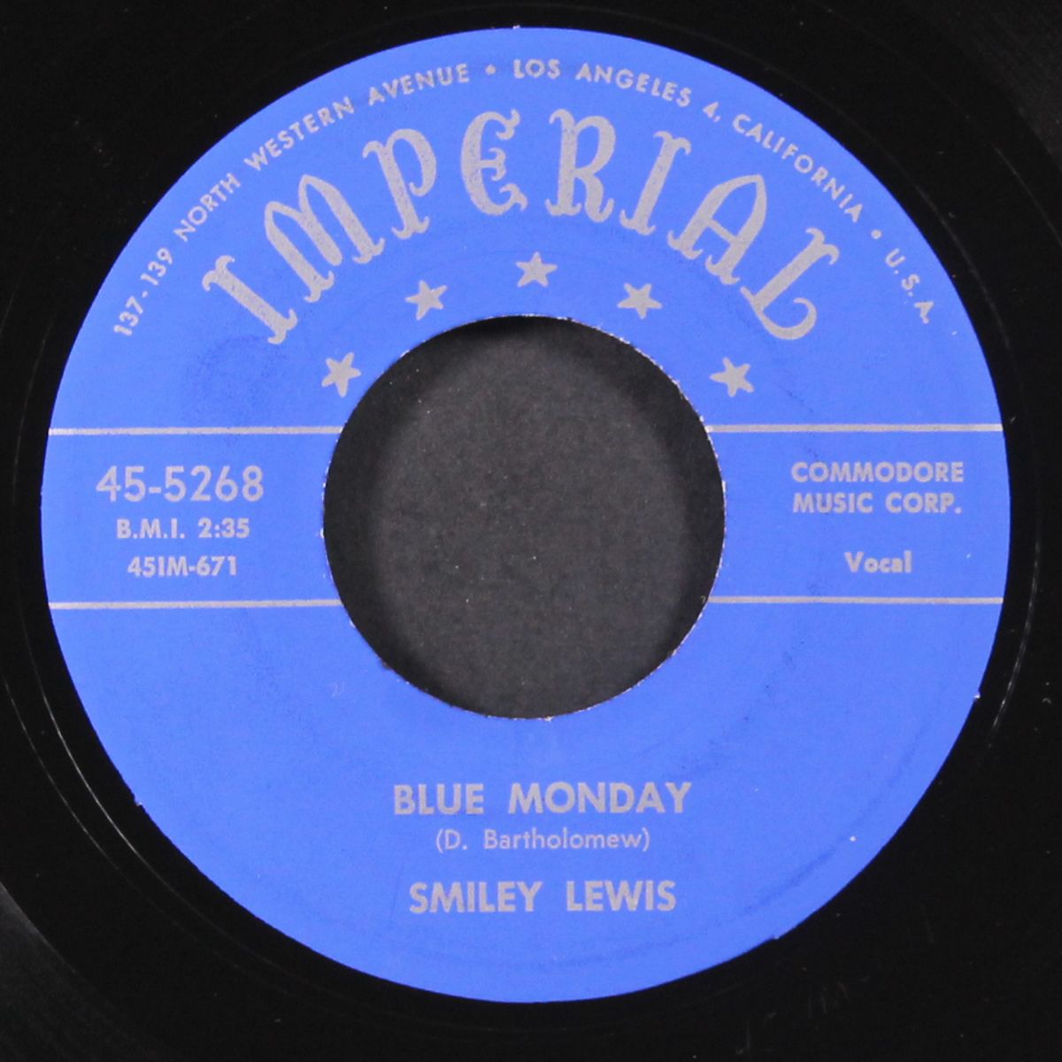 down the road / blue monday by SMILEY LEWIS
