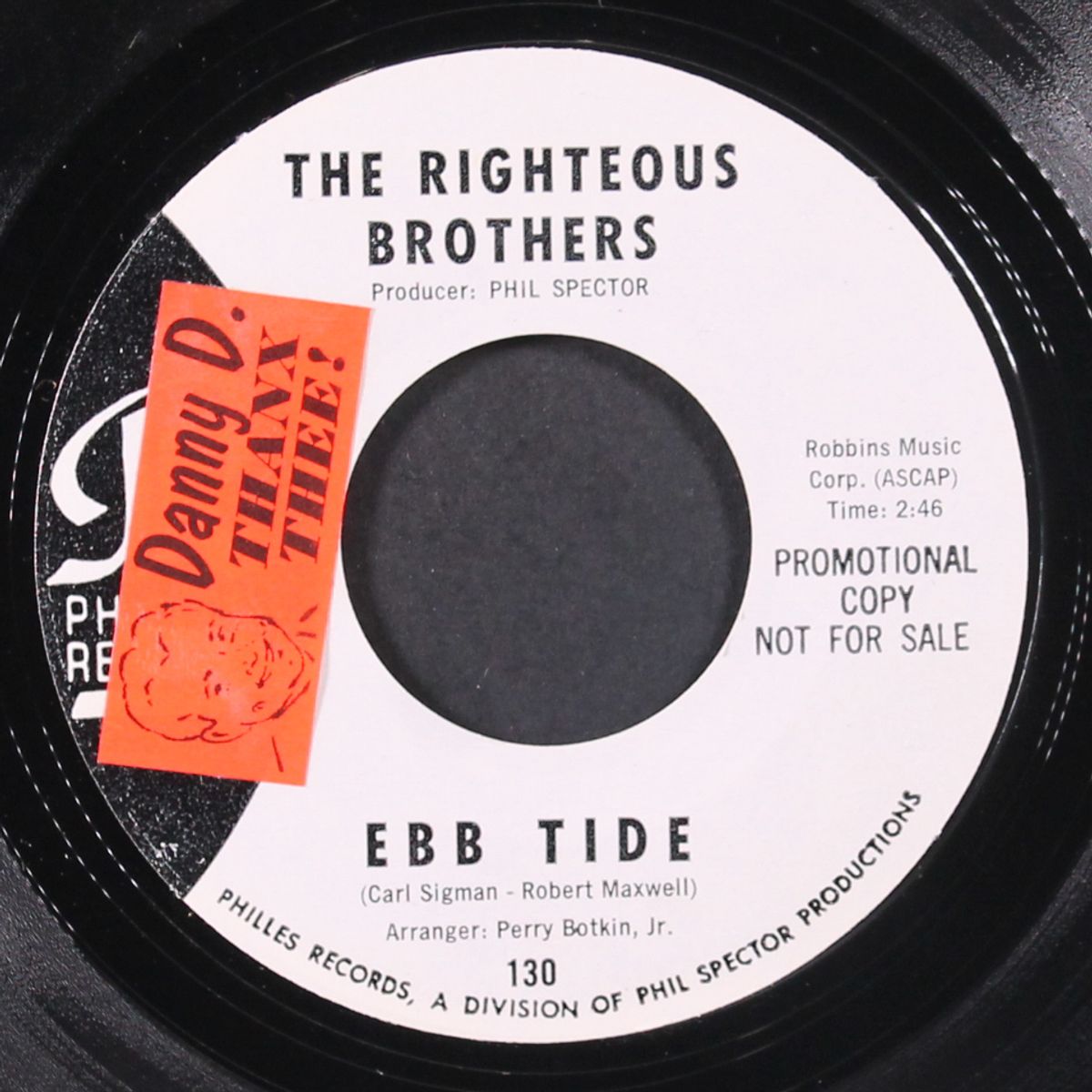 ebb tide / for sentimental reasons by RIGHTEOUS BROTHERS