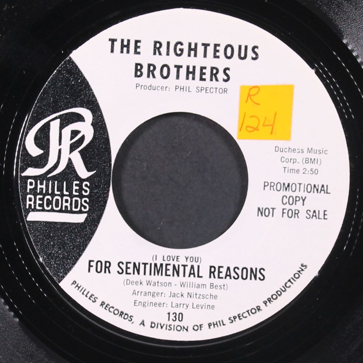 ebb tide / for sentimental reasons by RIGHTEOUS BROTHERS