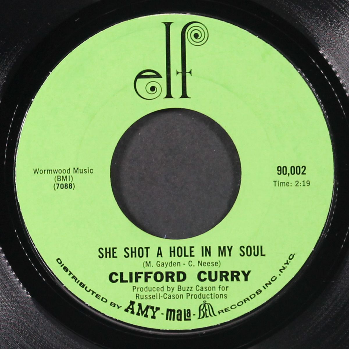 she shot a hole in my soul / we're gonna hate ourselves in the morning by CLIFFORD CURRY