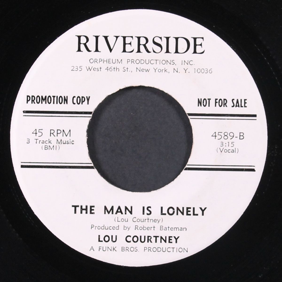 do the thing / the man is lonely by LOU COURTNEY