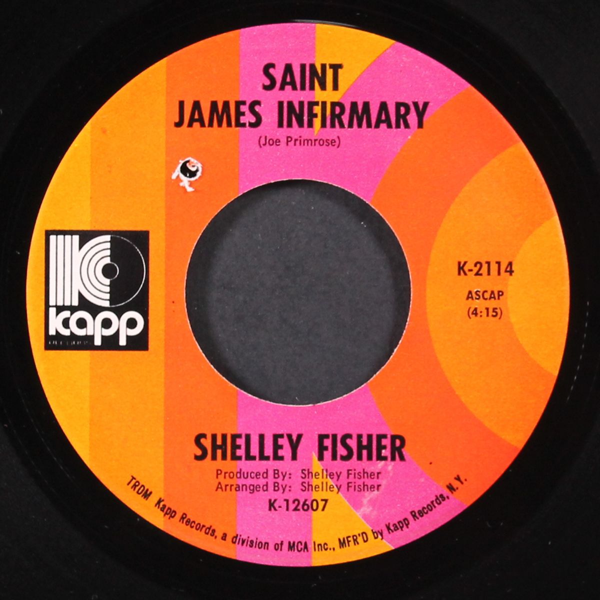 i'll leave you girl / st. james infirmary by SHELLEY FISHER