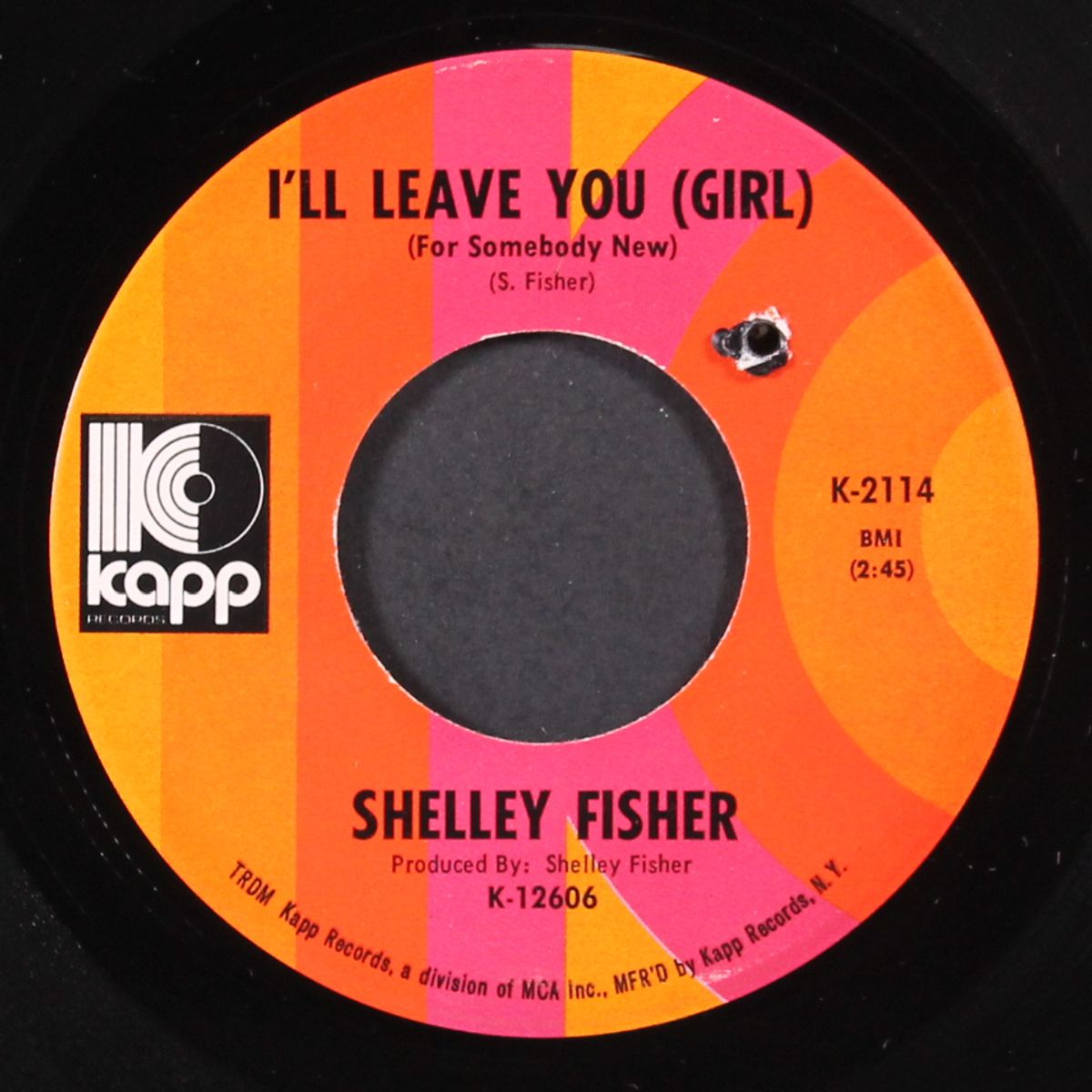 i'll leave you girl / st. james infirmary by SHELLEY FISHER