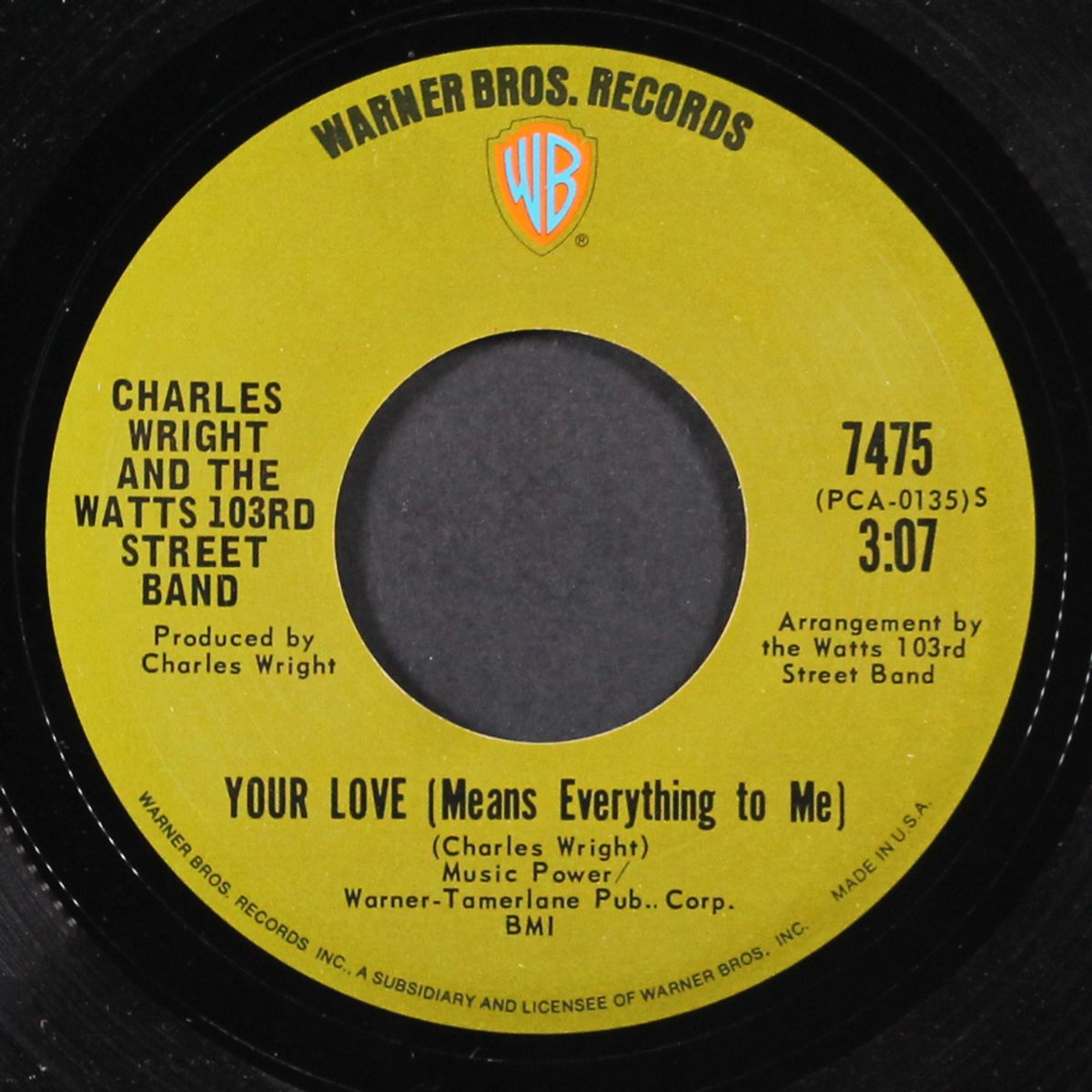what can you bring me / your love by CHARLES WRIGHT & WATTS 103RD ST RHYTHM BAND