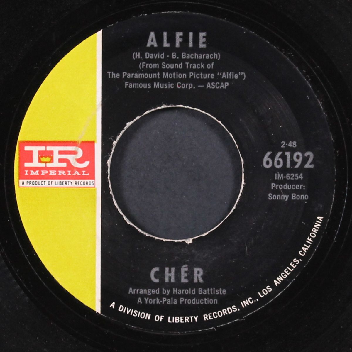 alfie / she's no better than me by CHER