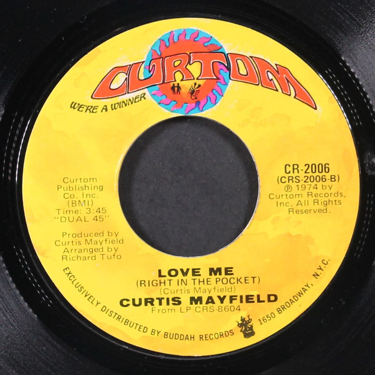 mother's son / love me by CURTIS MAYFIELD