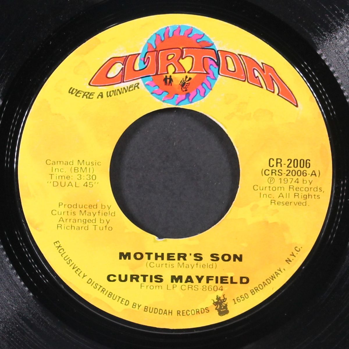 mother's son / love me by CURTIS MAYFIELD