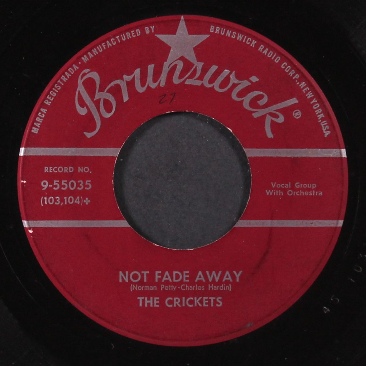 oh, boy! / not fade away by CRICKETS