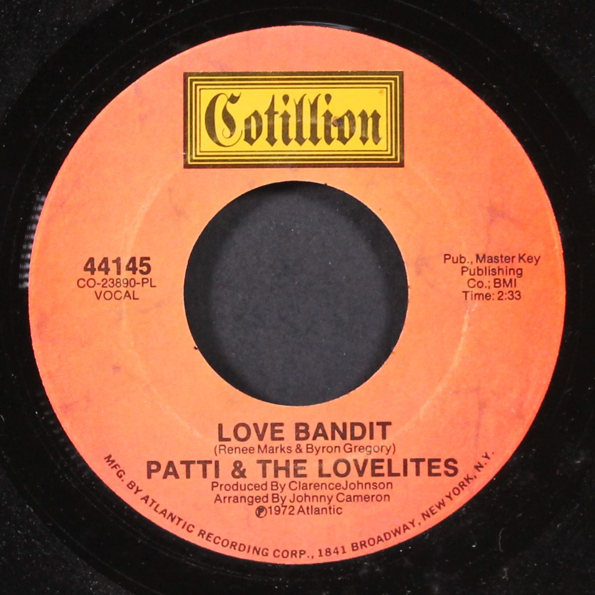 love bandit / i'm the one that you need by PATTI & LOVELITES