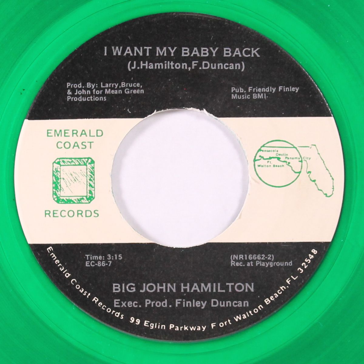 i want my baby back / creole lady by BIG JOHN HAMILTON