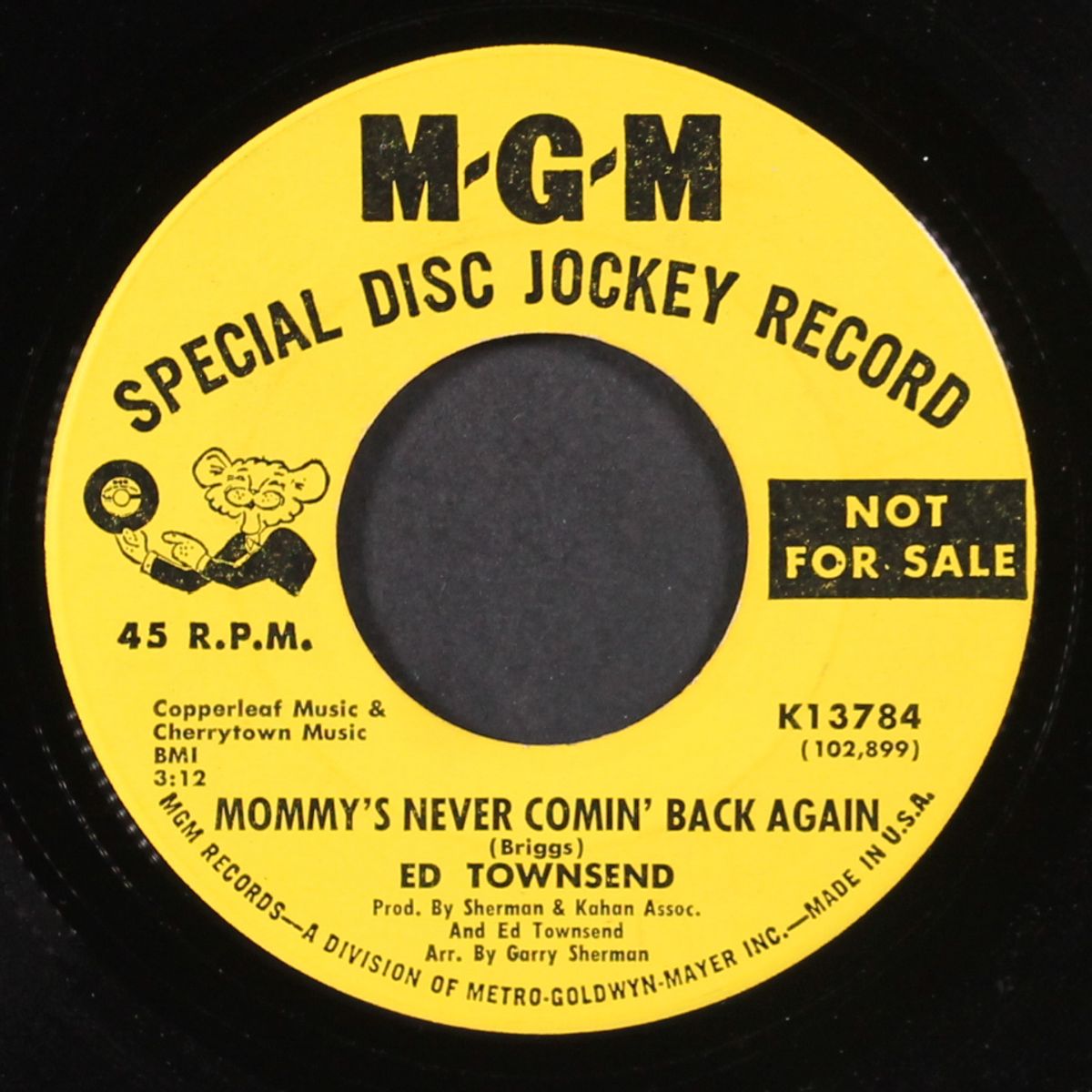 who would deny me / mommy's never comin' back again by ED TOWNSEND