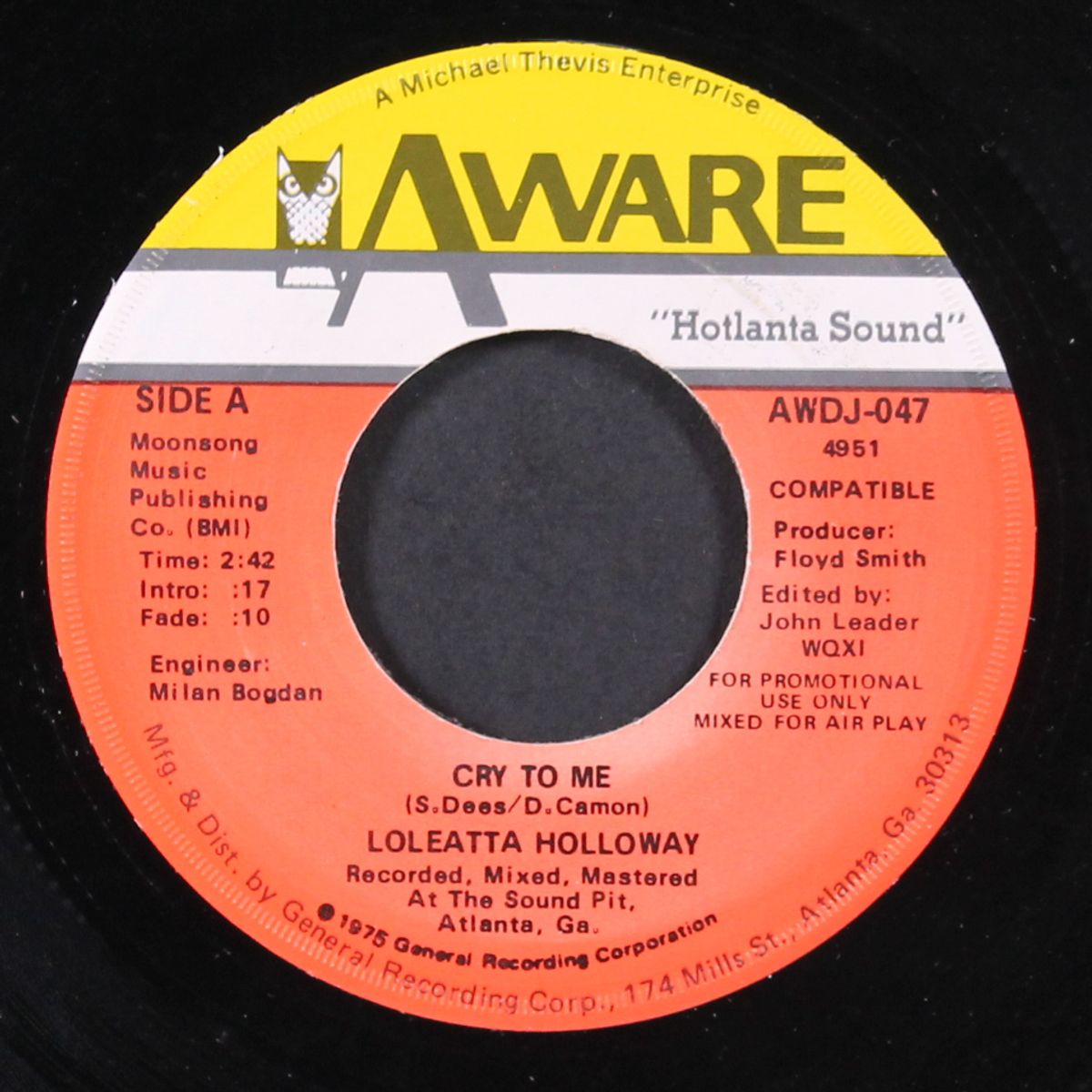cry to me / same by LOLEATTA HOLLOWAY