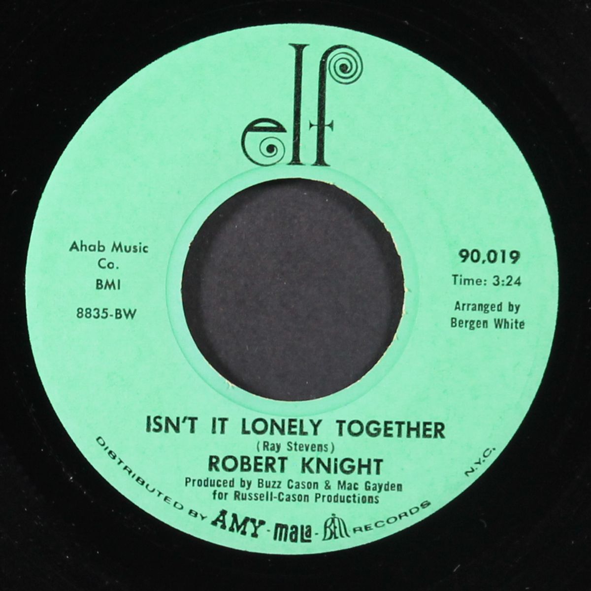 we'd better stop / isn't it lonely together by ROBERT KNIGHT