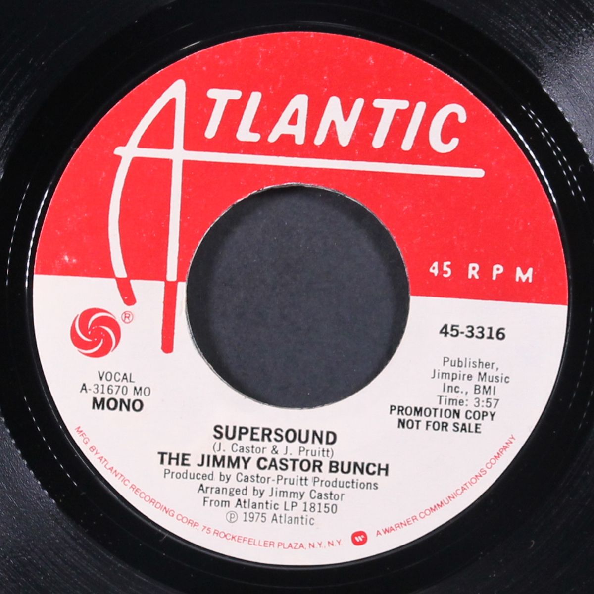 supersound / mono by JIMMY CASTOR BUNCH