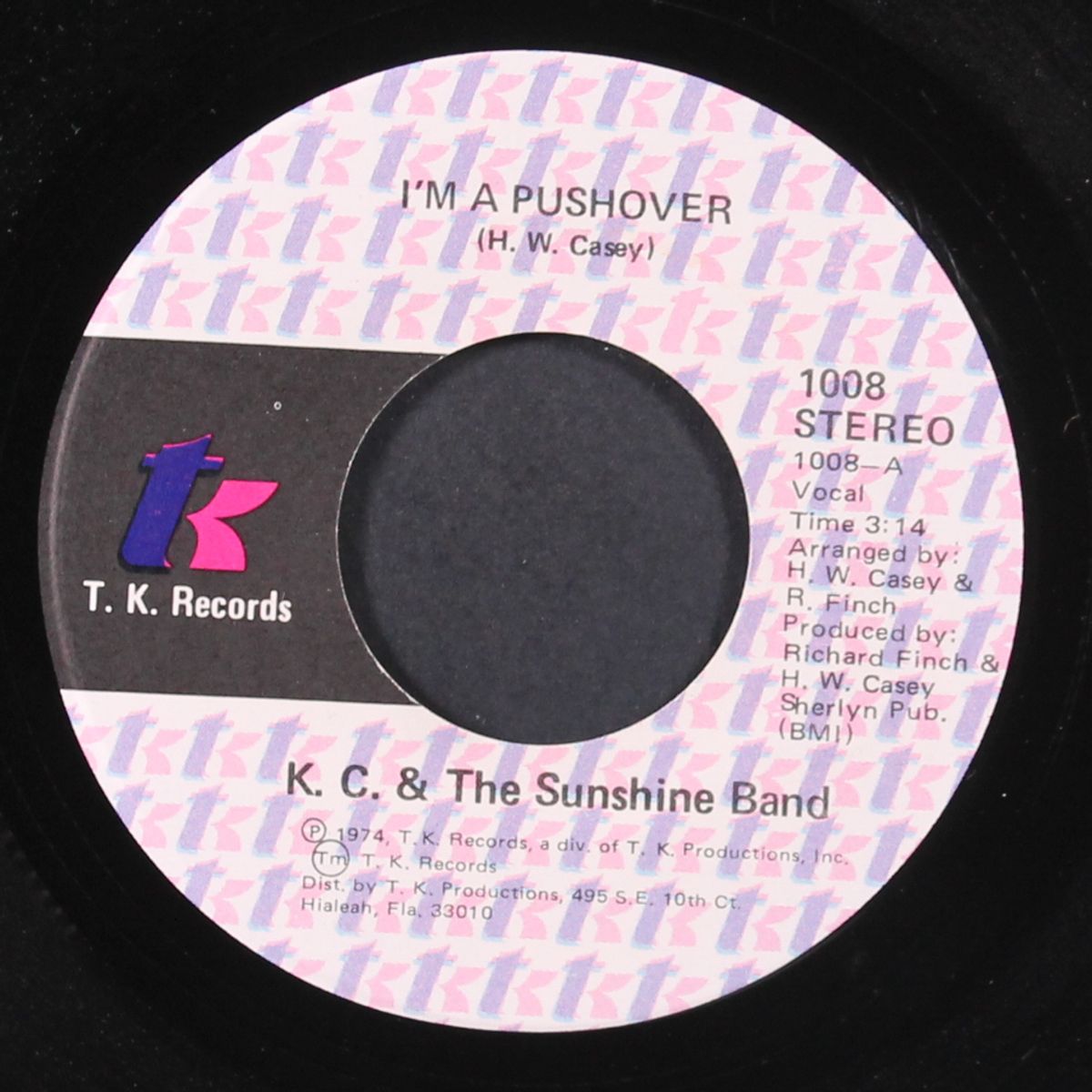 i'm a pushover by KC & SUNSHINE BAND