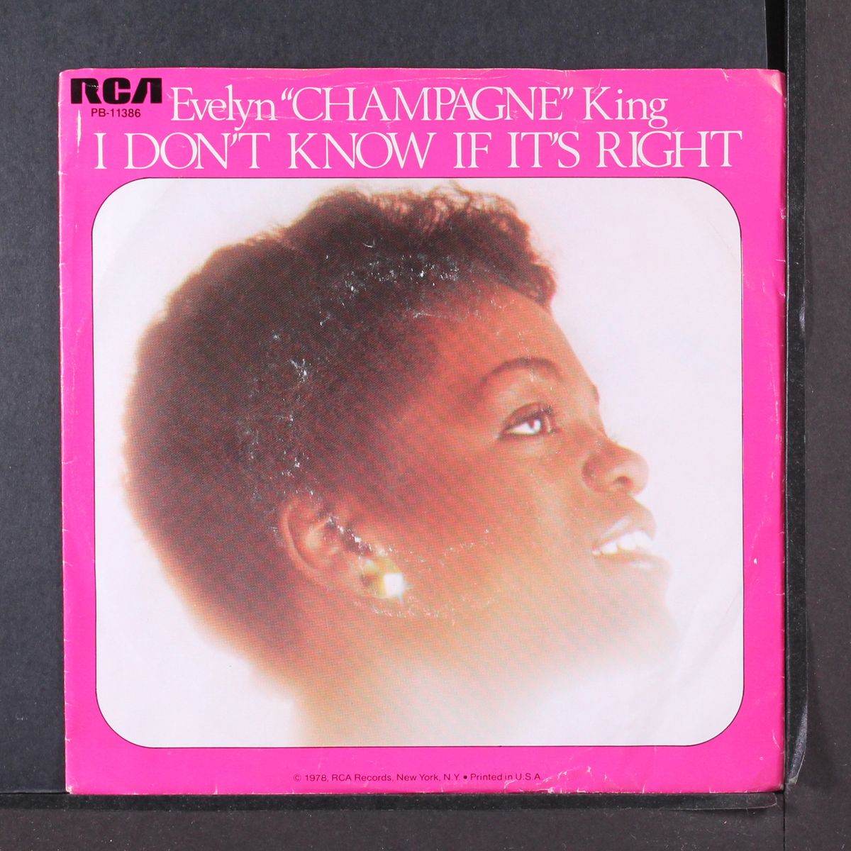 i don't know if it's right by EVELYN CHAMPAGNE KING