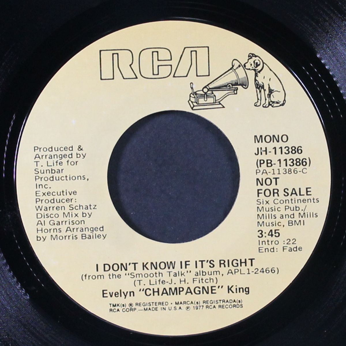 i don't know if it's right by EVELYN CHAMPAGNE KING