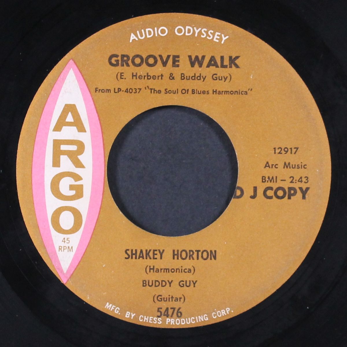 good moanin' blues / groove walk by SHAKEY HORTON