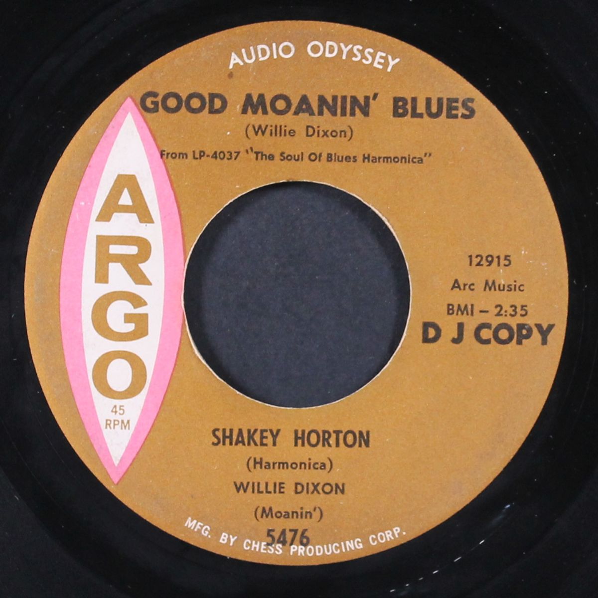 good moanin' blues / groove walk by SHAKEY HORTON