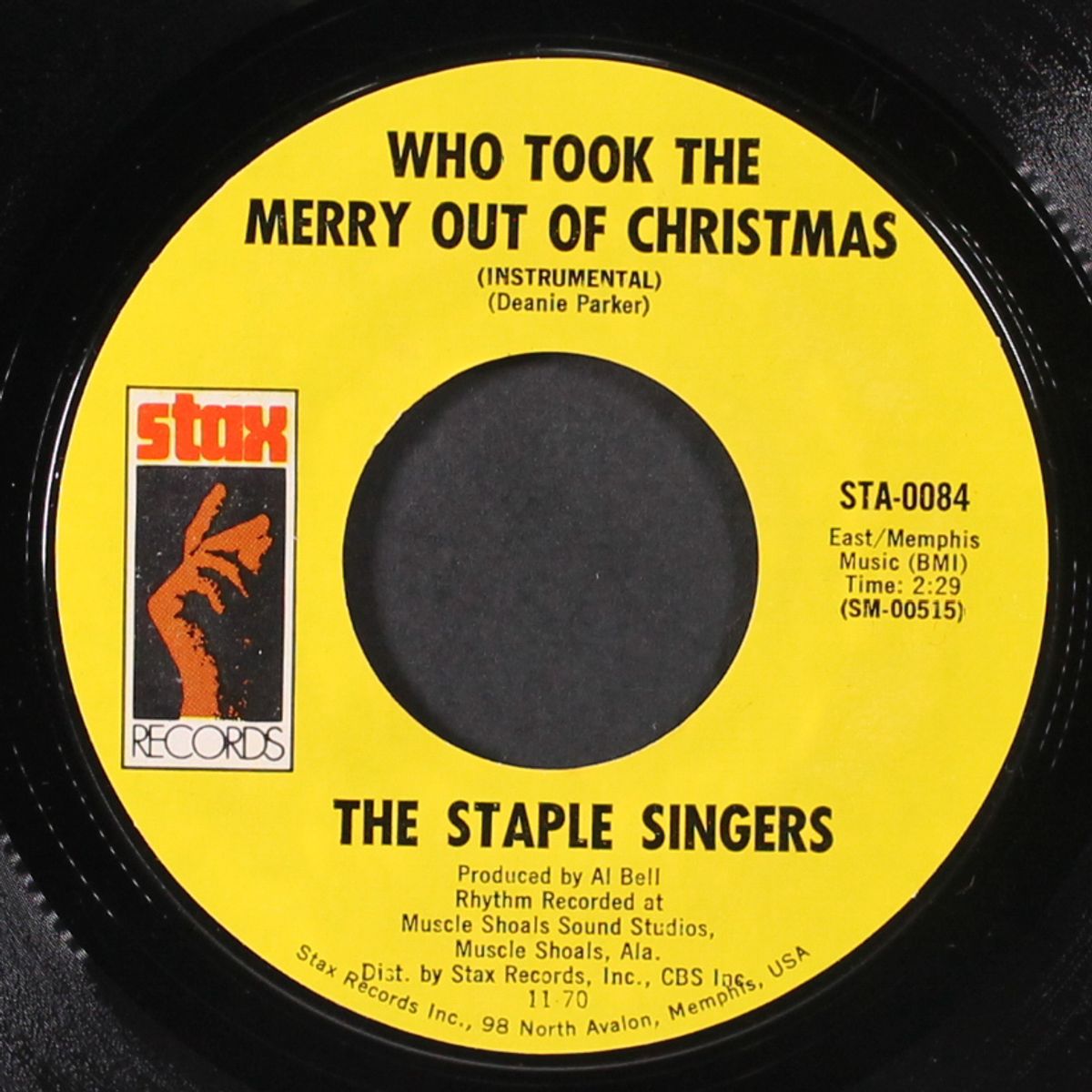 who took the merry out of christmas / instro by STAPLE SINGERS