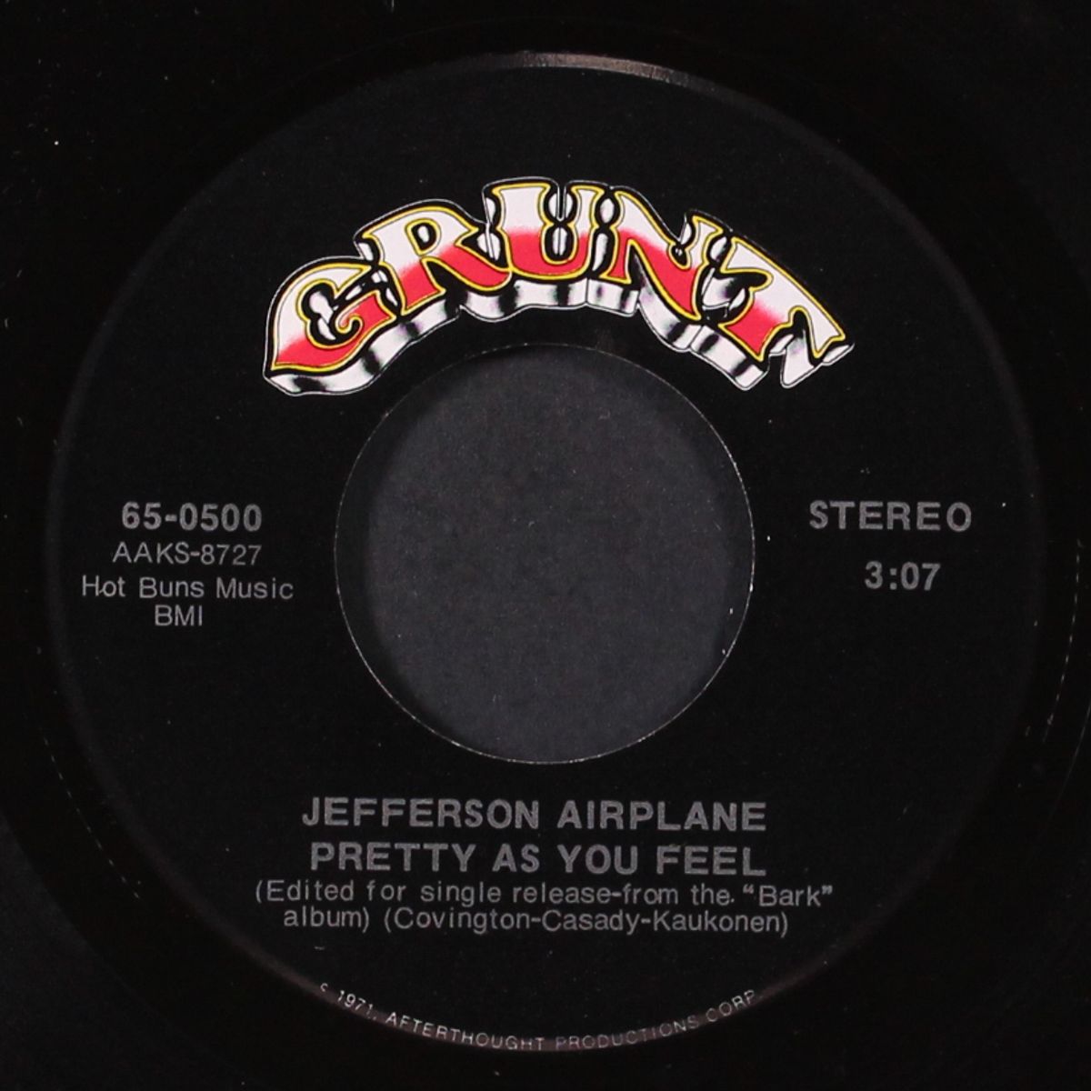 pretty as you feel / wild turkey by JEFFERSON AIRPLANE