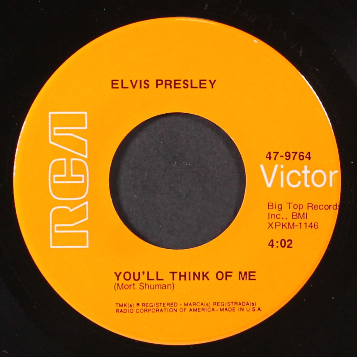 suspicious minds / think of me by ELVIS PRESLEY