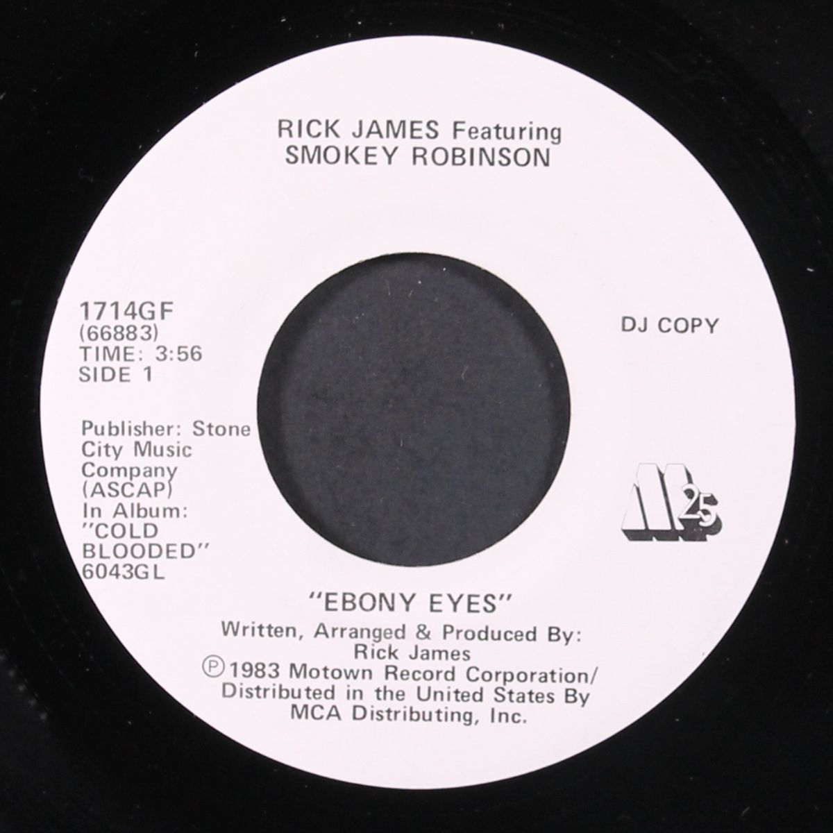 ebony eyes / same by RICK JAMES W/ SMOKEY ROBINSON