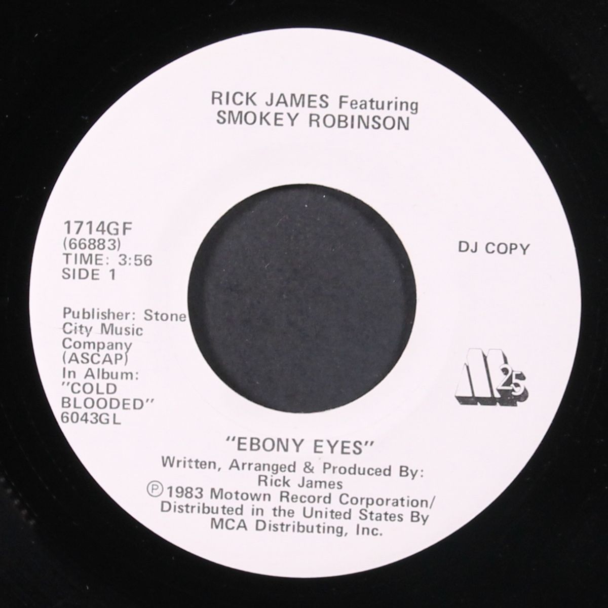 ebony eyes / same by RICK JAMES W/ SMOKEY ROBINSON