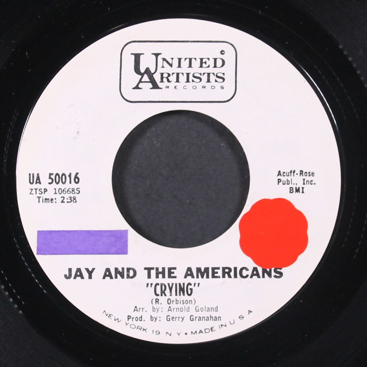 crying / i don't need a friend by JAY & AMERICANS