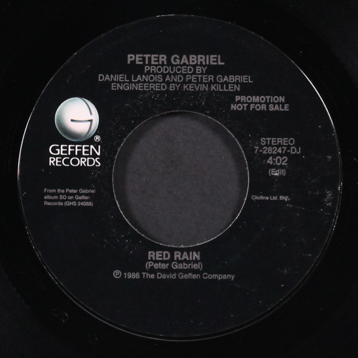 red rain / same by PETER GABRIEL