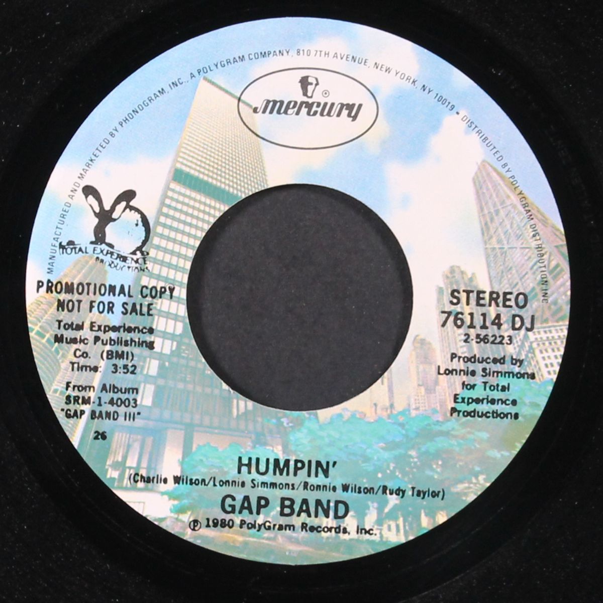 humpin' / same by GAP BAND