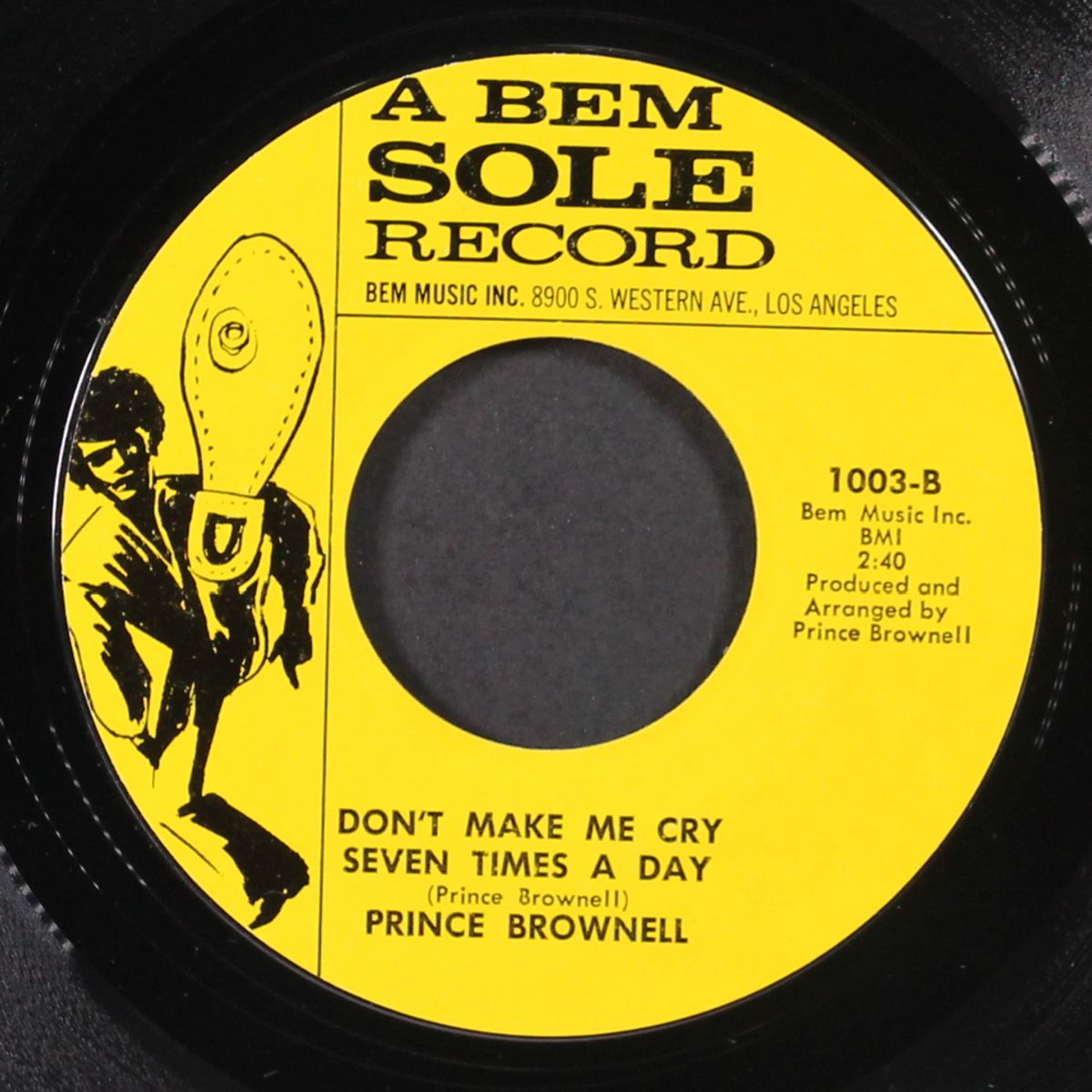 new breed from a soul seed / don't make me cry seven times a day by PRINCE BROWNELL