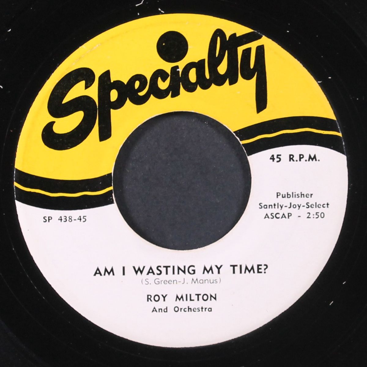 night and day / am i wasting my time? by ROY MILTON