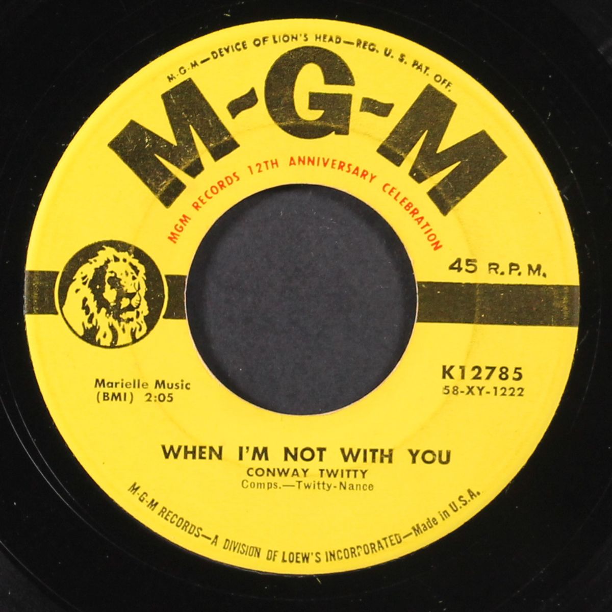 hey little lucy / when i'm not with you by CONWAY TWITTY