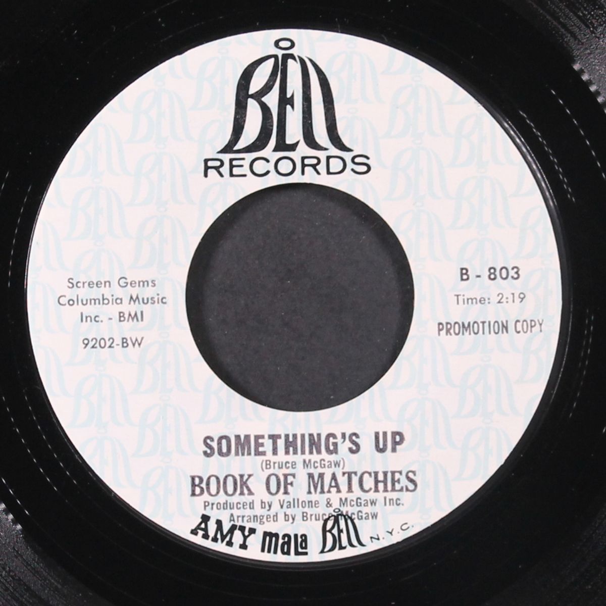 hard to be without you / something's up by BOOK OF MATCHES