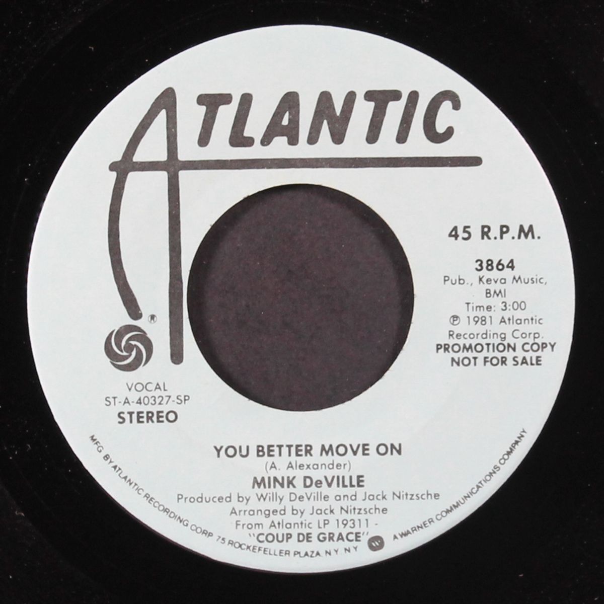 you better move on / same by MINK DEVILLE