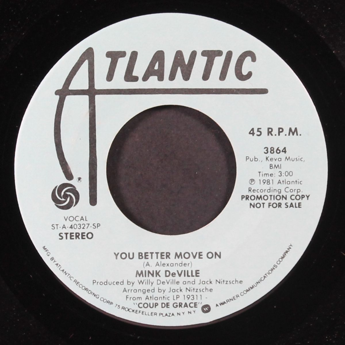 you better move on / same by MINK DEVILLE