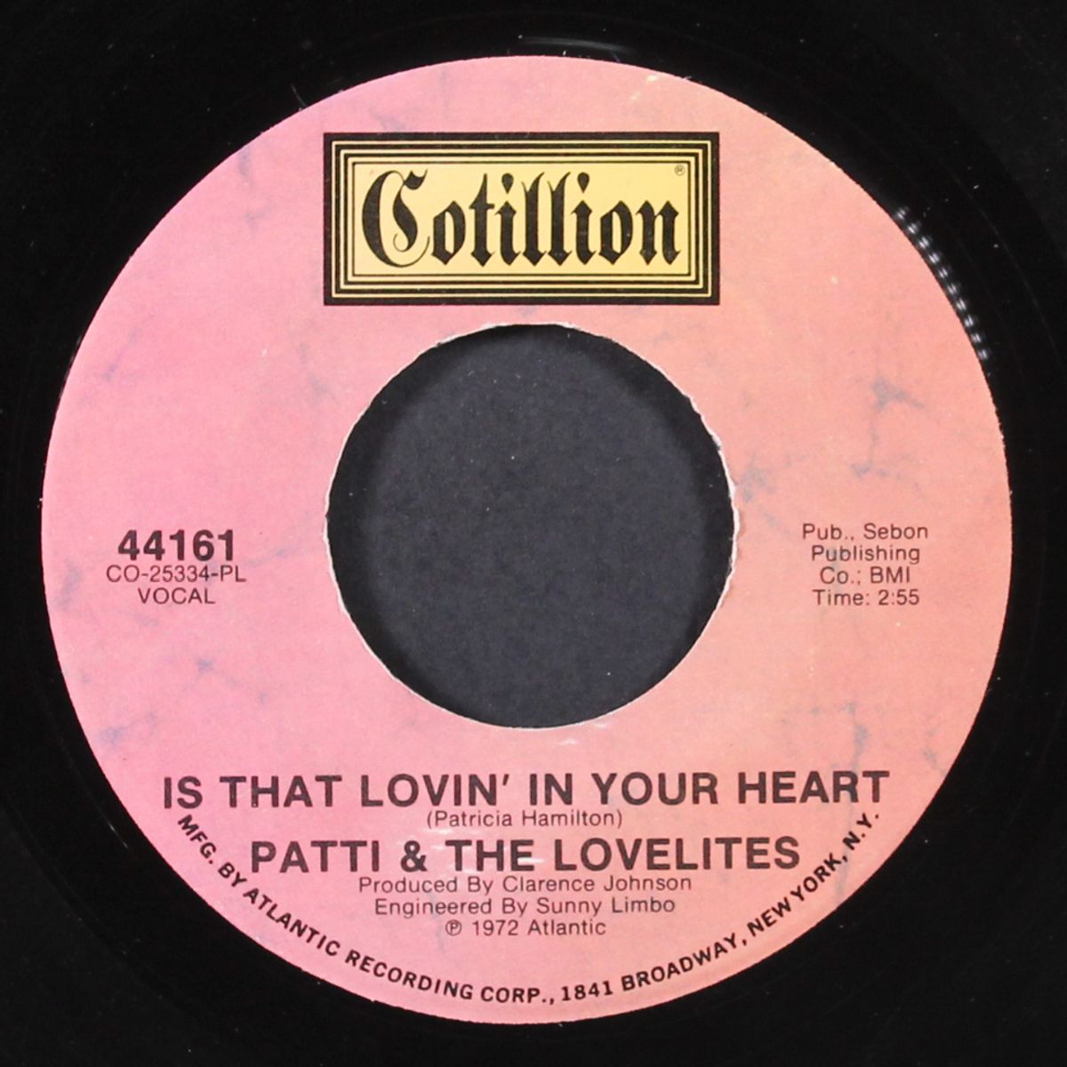 we've got the real thing / is that lovin' in your heart by PATTI & LOVELITES