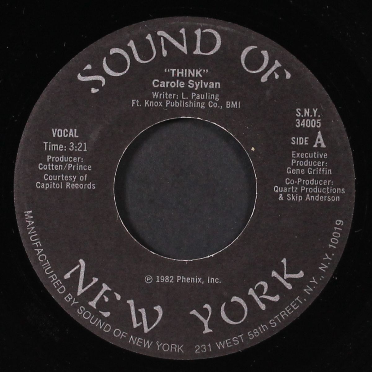 think / instrumental by CAROLE SYLVAN