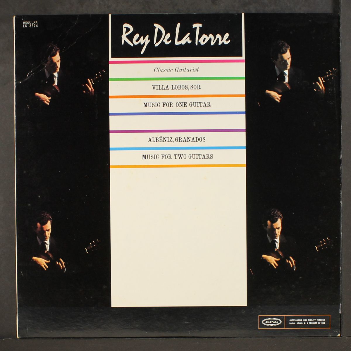 villa-lobos: music for one guitar by REY DE LA TORRE