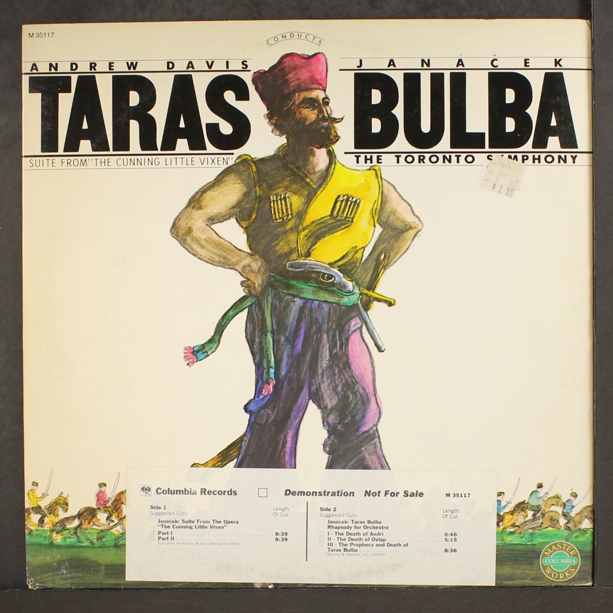 janacek: taras bulba, cunning little vixen by ANDREW DAVIS
