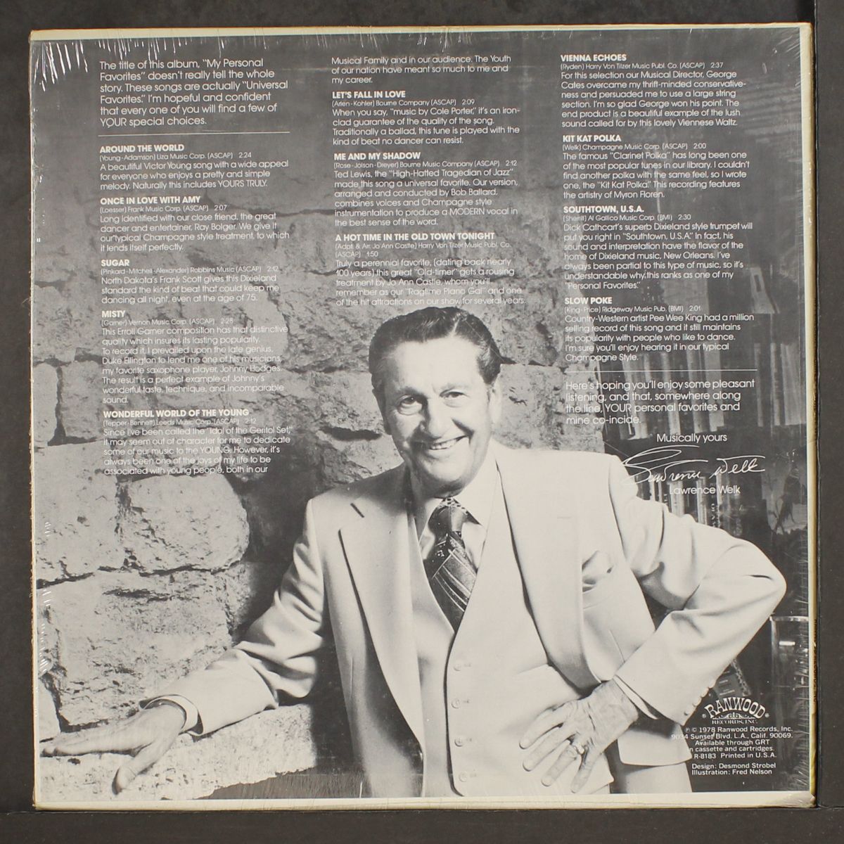 my personal favorites by LAWRENCE WELK