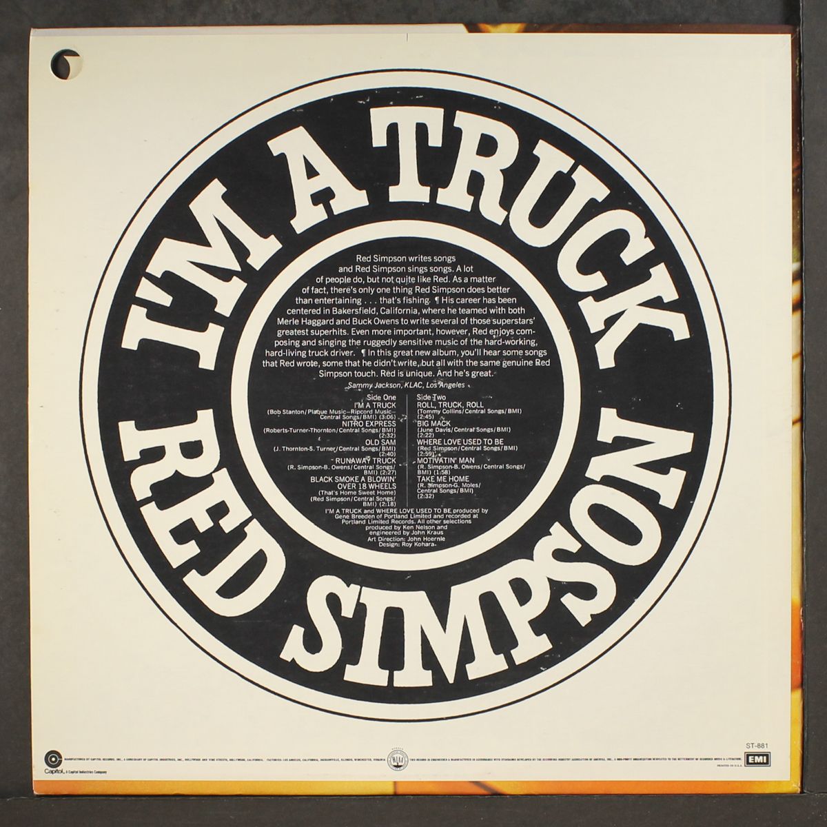 i'm a truck by RED SIMPSON