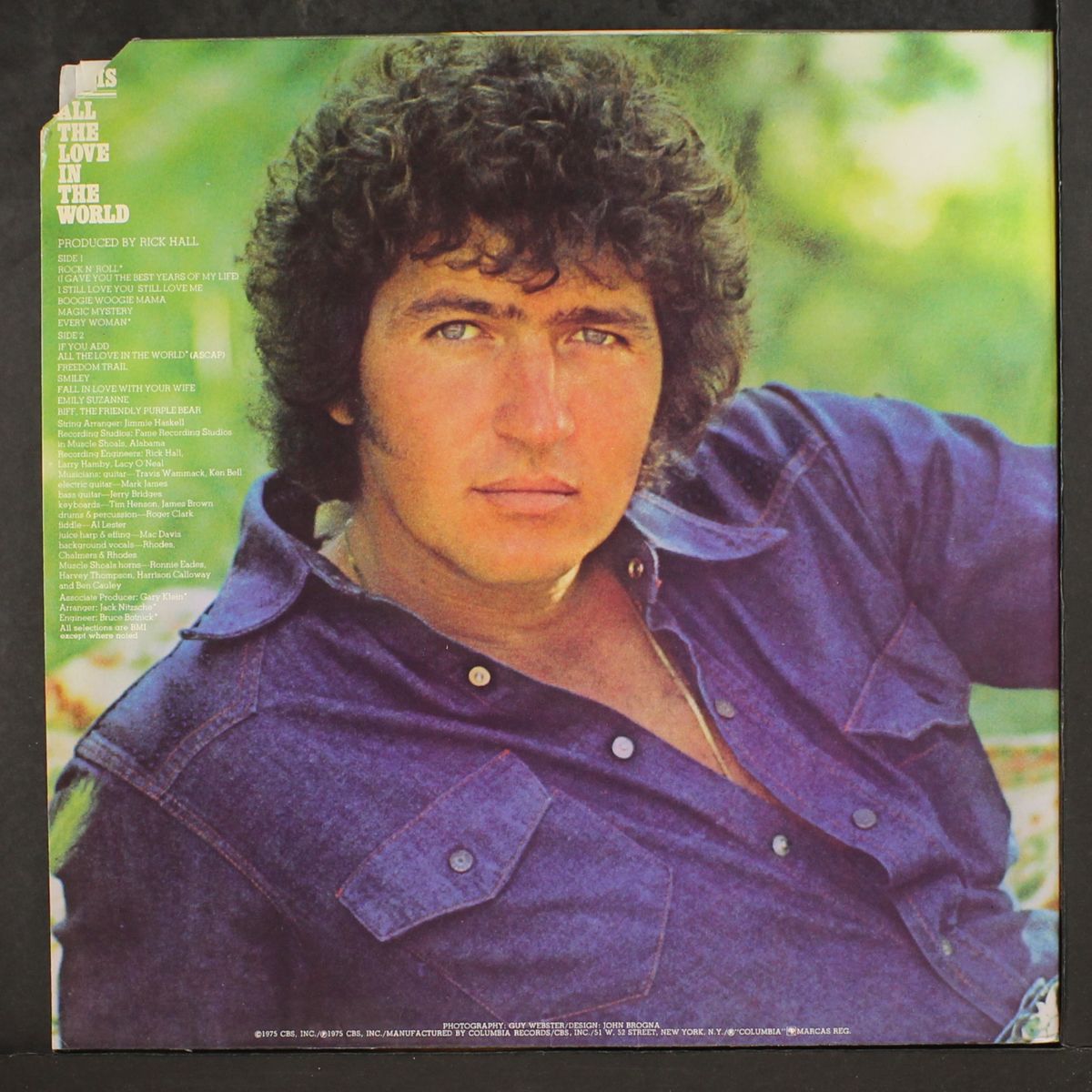 all the love in the world by MAC DAVIS