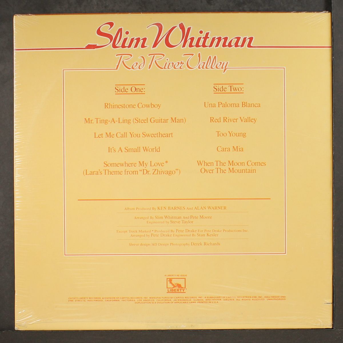 red river valley by SLIM WHITMAN