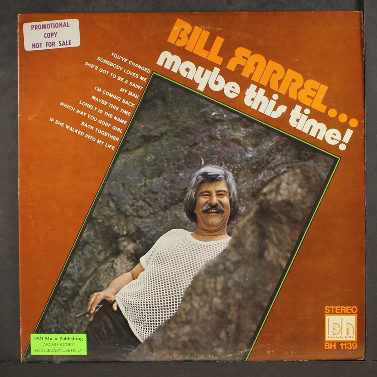 maybe this time by BILL FARREL